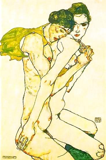 Drawn Ero and Porn Art 30 - Egon Schiele #8368917