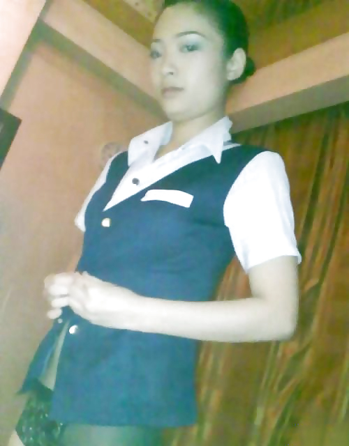 Chinesisch Stewardess Ausgesetzt #17398387