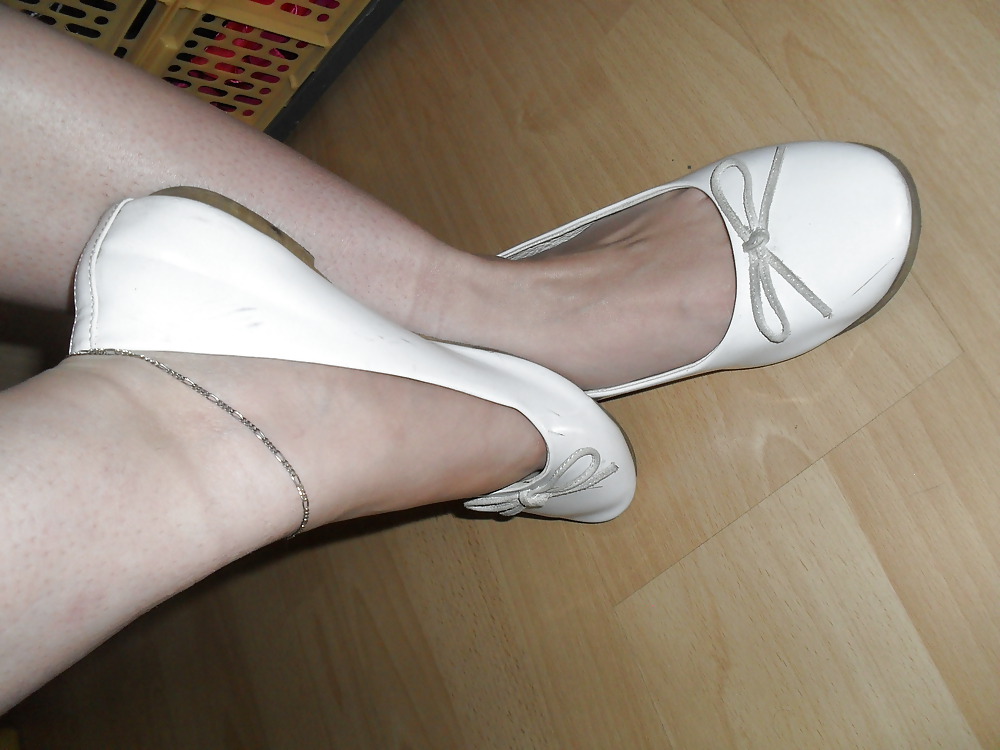 Wifes high heels shoes flats ballerinas feet 1 #17957383