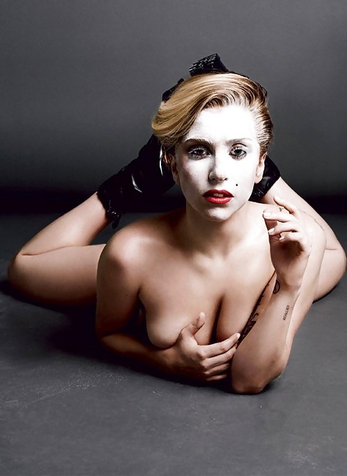 Lady Gaga Topless V Magazine Pics #20429500