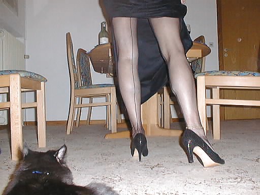 Legs, stockings, high heels and beautiful women #8756882