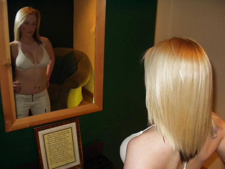 Blonde white outfit and sucking #8957041