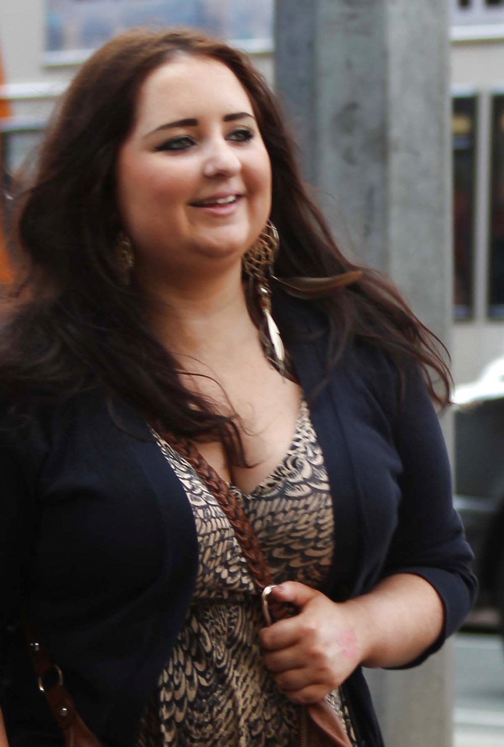 Purse strap between the breasts 02 #8492720