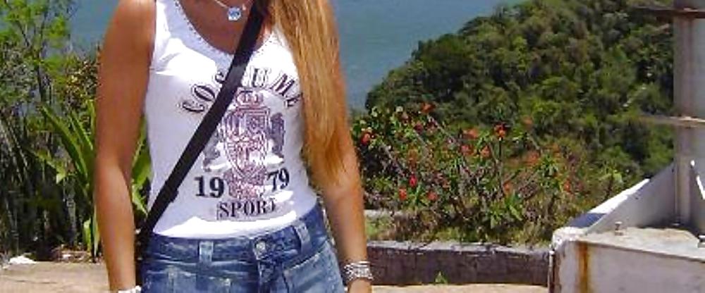 Purse strap between the breasts 02 #8492841