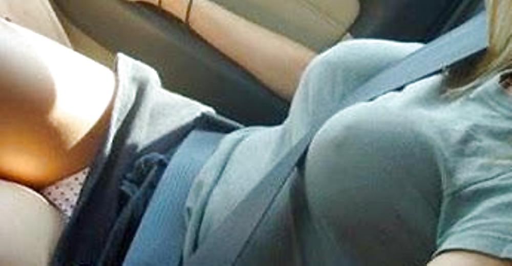 Purse strap between the breasts 02 #8492978