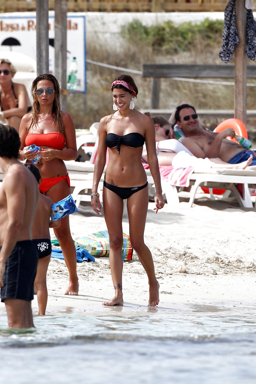 Belen Rodriguez bikini candids in Formentera Spain #4645972