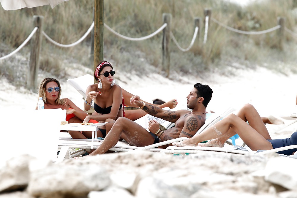 Belen Rodriguez bikini candids in Formentera Spain #4646069