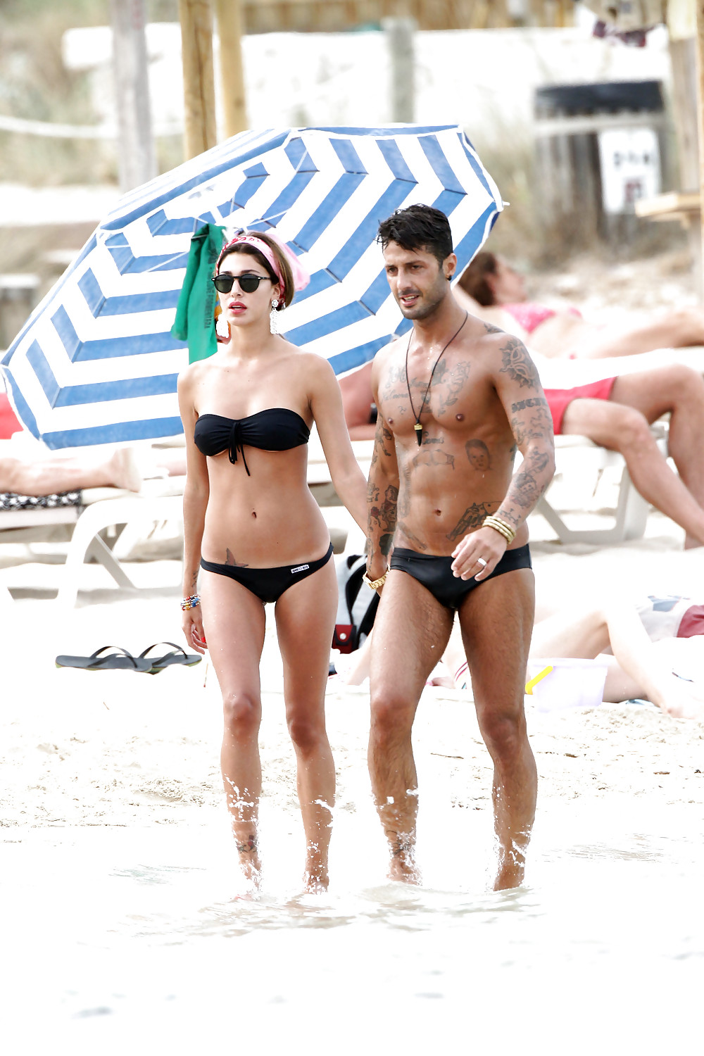 Belen Rodriguez bikini candids in Formentera Spain #4646151