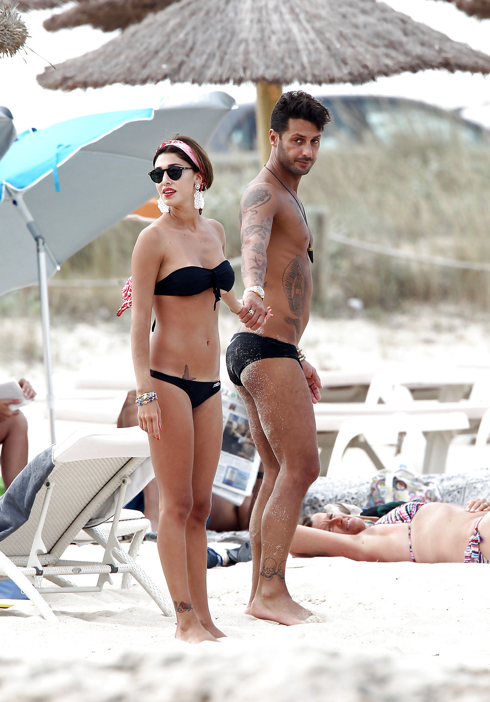Belen Rodriguez bikini candids in Formentera Spain #4646177