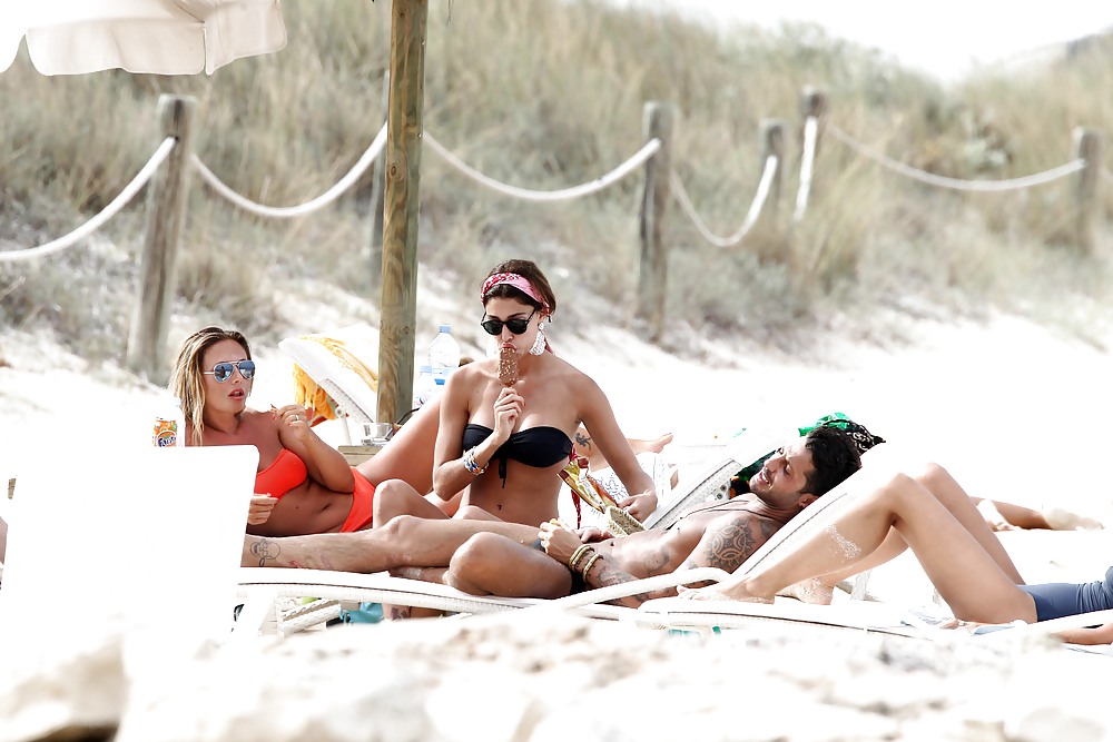 Belen Rodriguez bikini candids in Formentera Spain #4646205