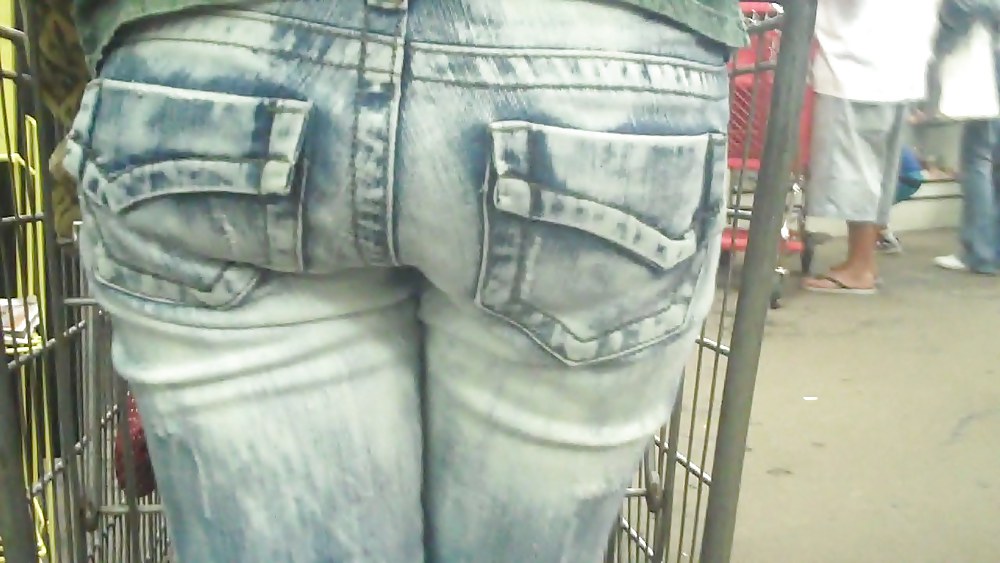 Nice butt in tight ass jeans #4418564