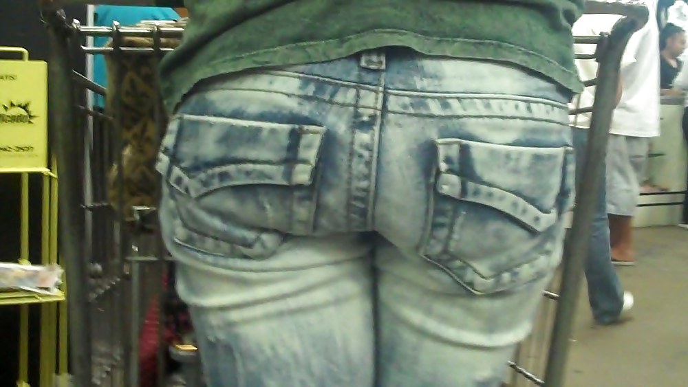 Nice butt in tight ass jeans #4418576