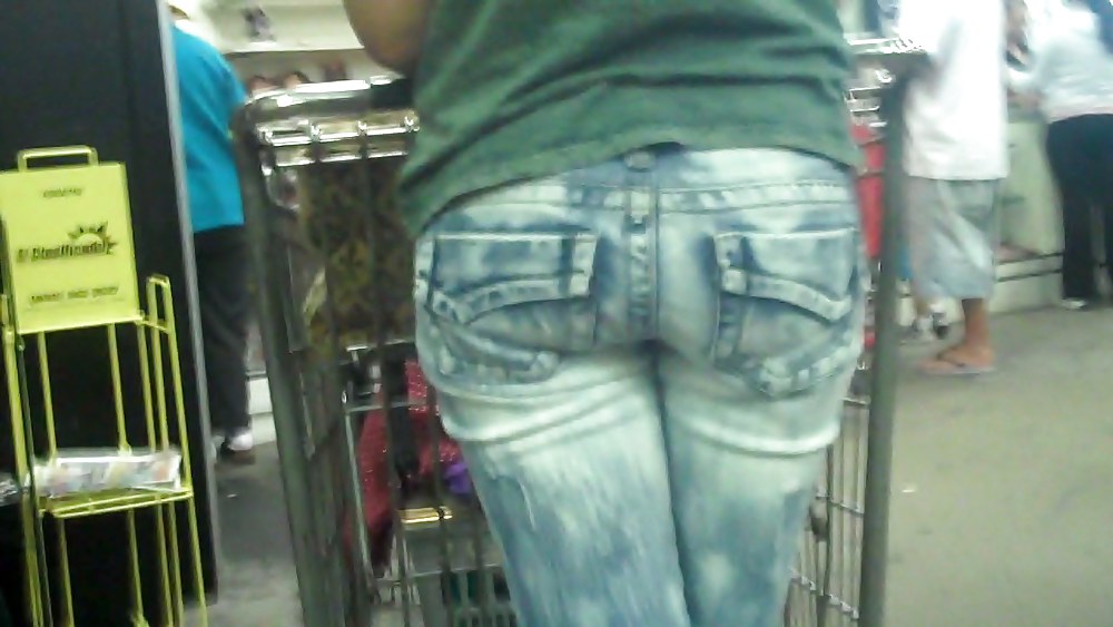 Nice butt in tight ass jeans #4418582