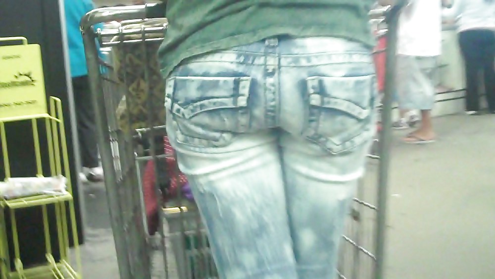 Nice butt in tight ass jeans #4418585