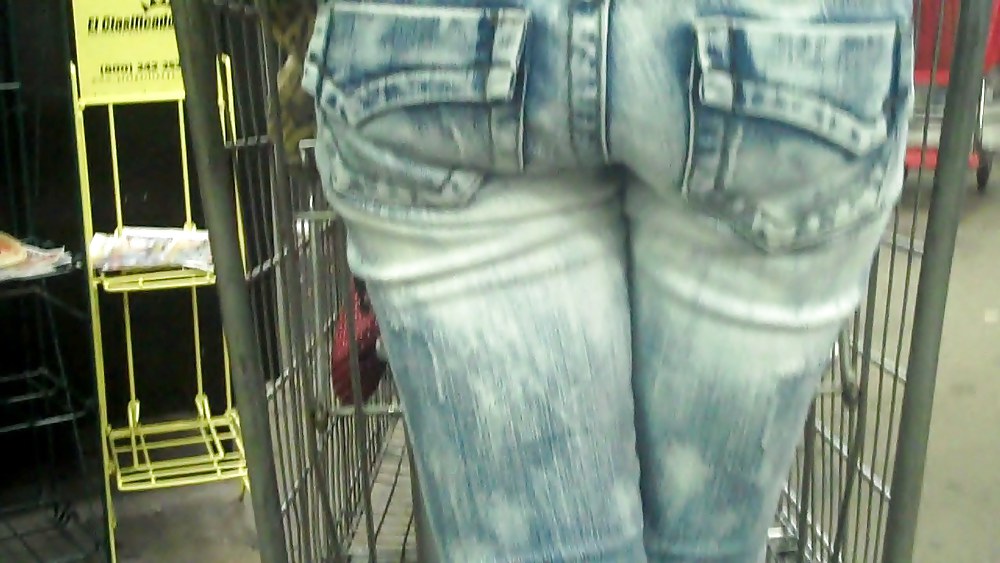 Nice butt in tight ass jeans #4418588