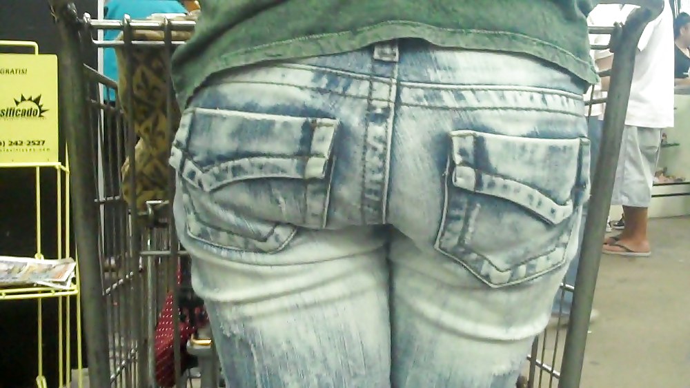 Nice butt in tight ass jeans #4418594