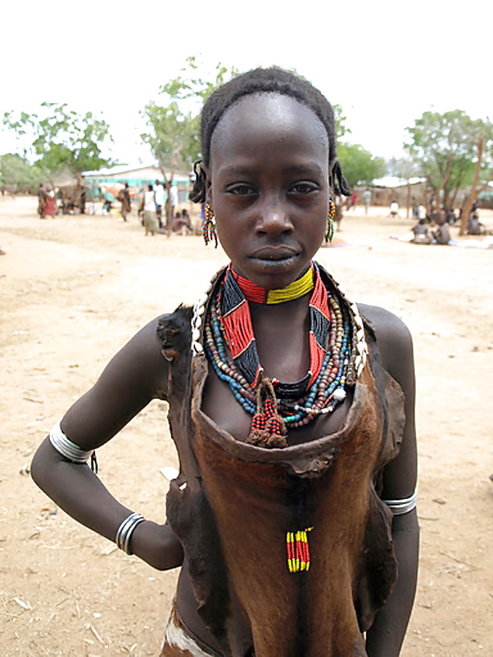 The Beauty of Africa Traditional Tribe Girls #13197032