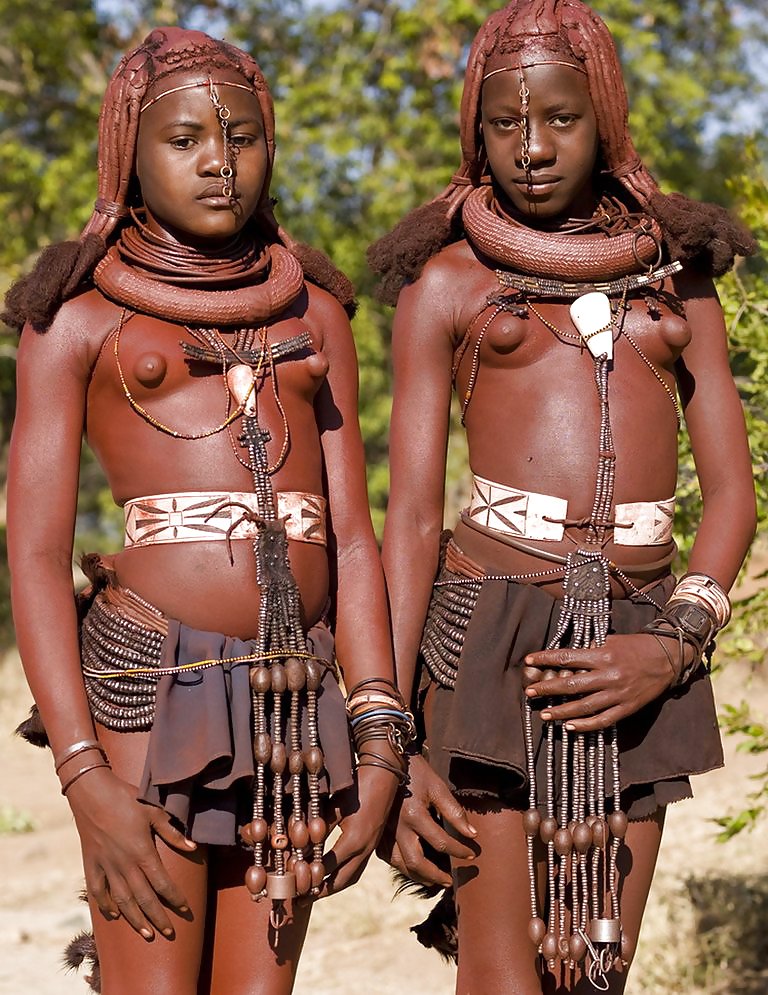 The Beauty of Africa Traditional Tribe Girls #13197064