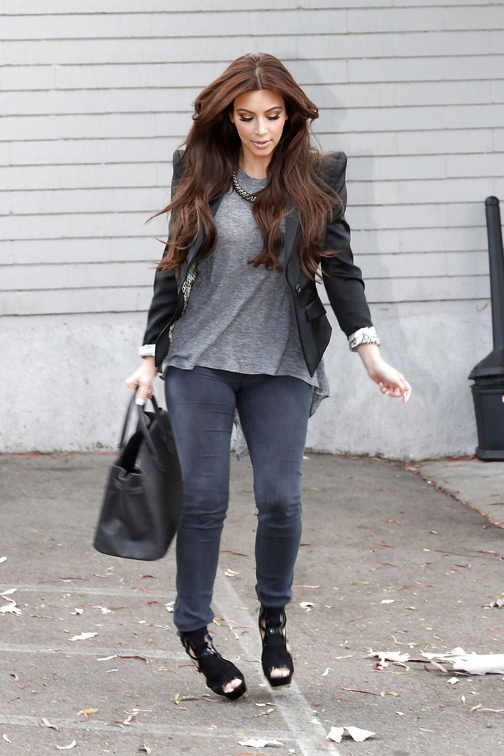 Kim Kardashian In Einem Studio Stadt Fernsehstudio Ankommen #4627447