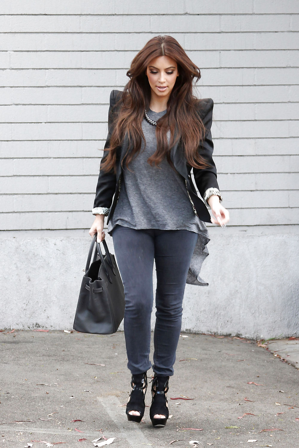Kim Kardashian In Einem Studio Stadt Fernsehstudio Ankommen #4627490