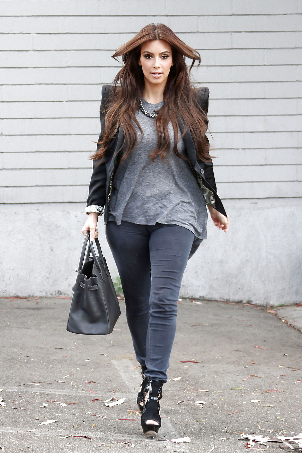 Kim Kardashian In Einem Studio Stadt Fernsehstudio Ankommen #4627510