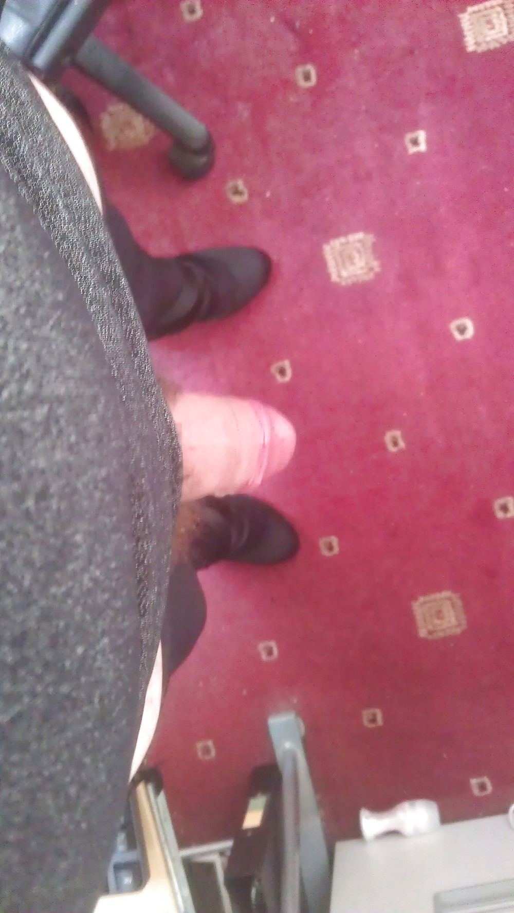 My new coralette and stockings and heels  #17217956