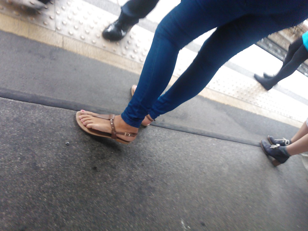 Candid superior blonde feet
 #20677554
