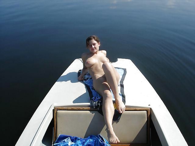 Busty teen in Boat #9944570