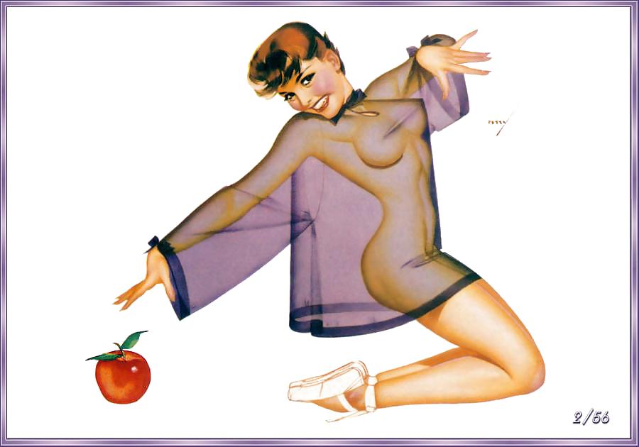Erotic Calendar 12 - Petty Pin-ups 1956 #7906157