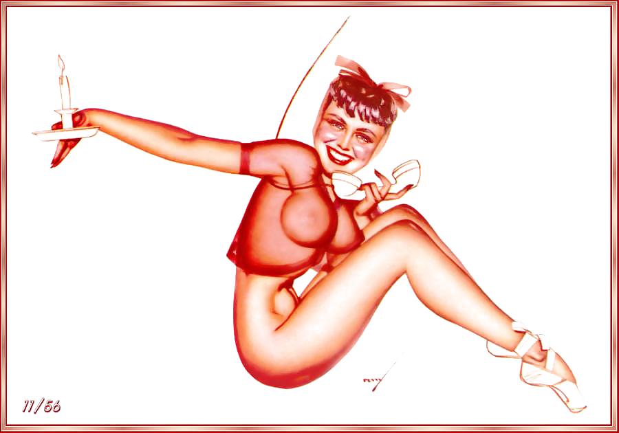 Calendario erótico 12 - petty pin-ups 1956
 #7906195