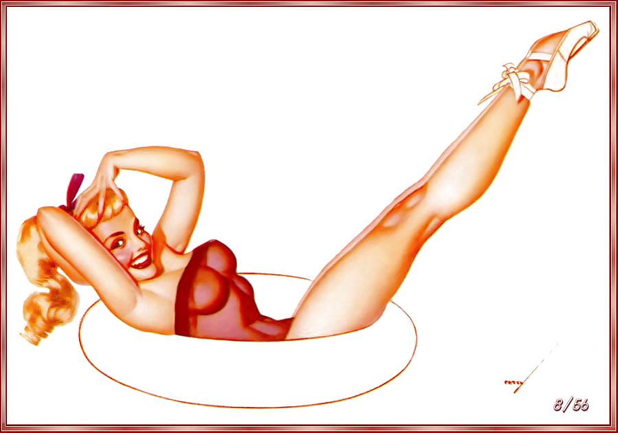 Erotic Calendar 12 - Petty Pin-ups 1956 #7906203