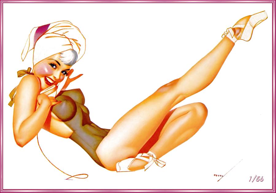 Calendrier érotique 12 - Petits Pin-up 1956 #7906208