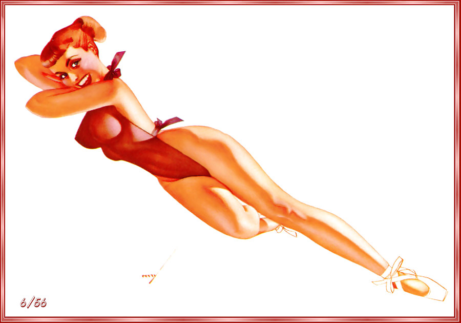 Erotic Calendar 12 - Petty Pin-ups 1956 #7906216