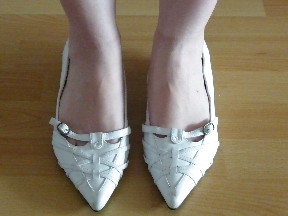 Wifes engaging random shoes ballerinas apartments nylon