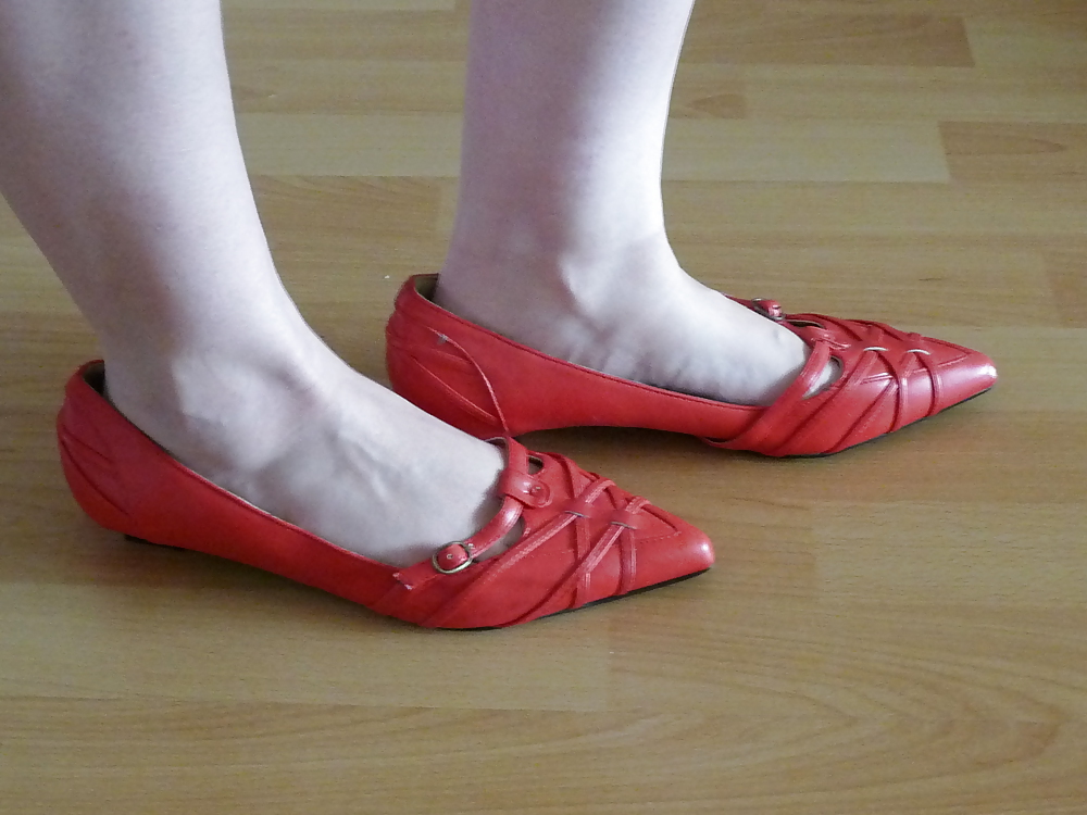 妻のセクシーなランダムな靴バレリーナフラットナイロン
 #19886472