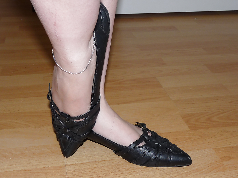 妻のセクシーなランダムな靴バレリーナフラットナイロン
 #19886523