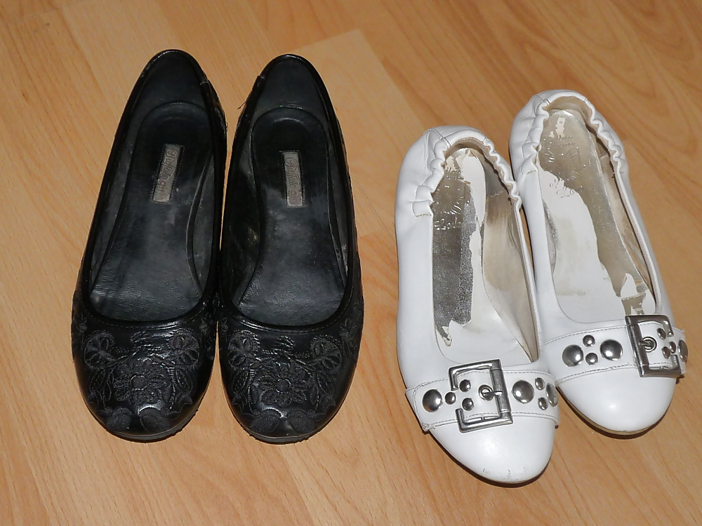 Wifes sexy random shoes ballerinas flats nylon #19886607