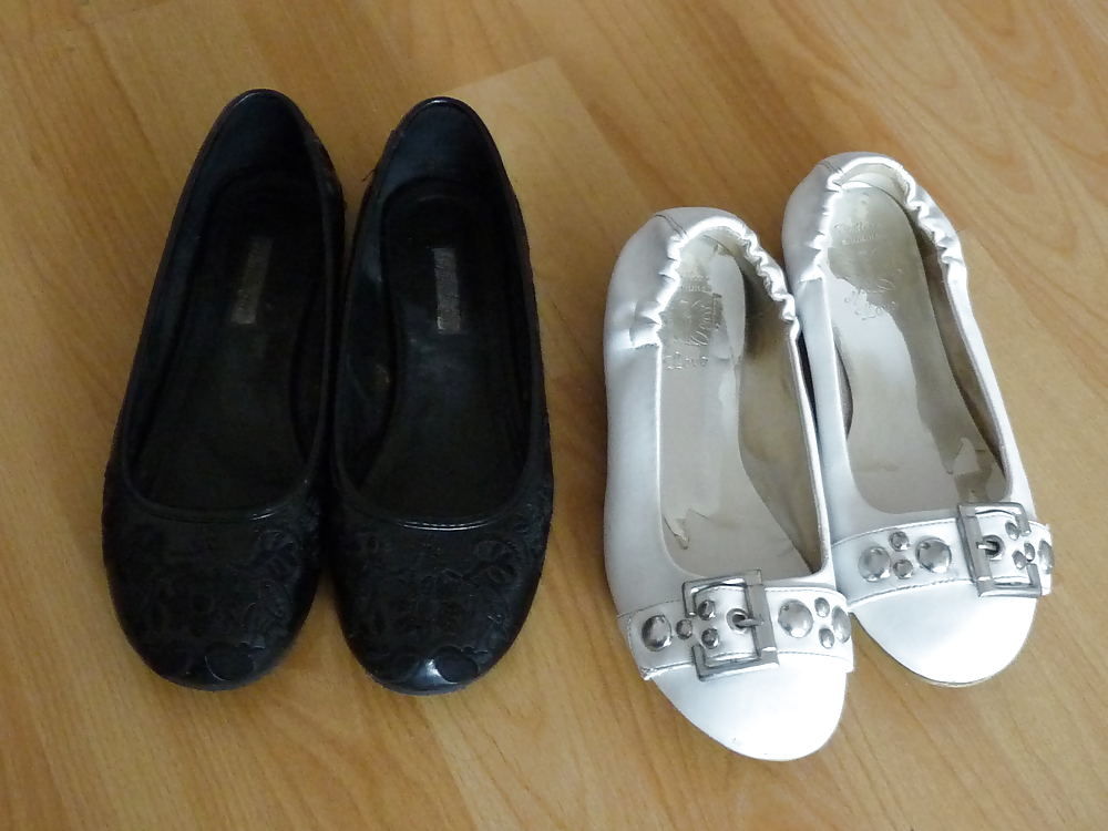 Wifes sexy random shoes ballerinas flats nylon #19886615