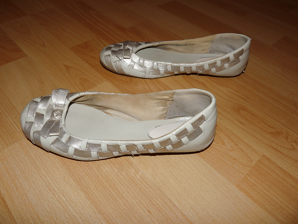 妻のセクシーなランダムな靴バレリーナフラットナイロン
 #19886640
