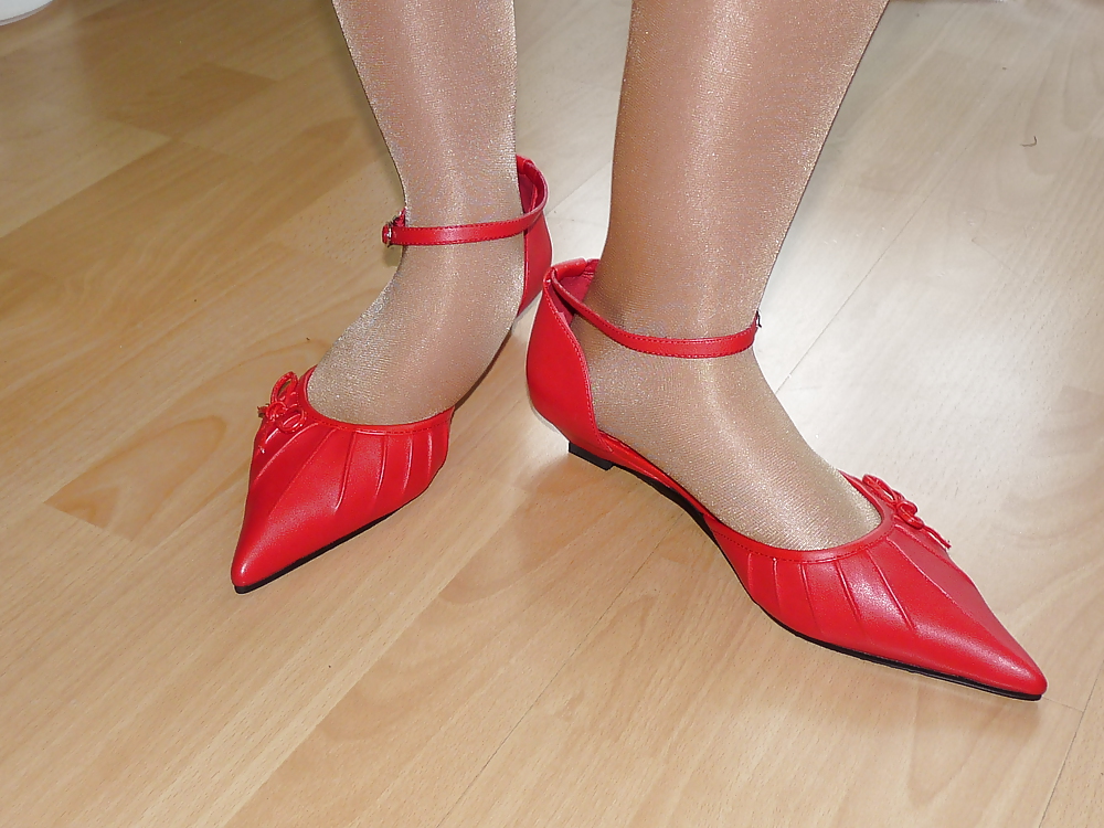 Esposas sexy zapatos al azar bailarinas pisos de nylon
 #19886673