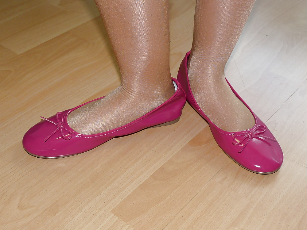 Wifes sexy random shoes ballerinas flats nylon #19886696
