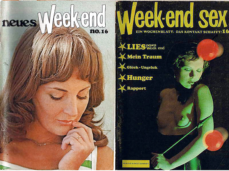 Vintage Magazines Samlet Week-end Sex 16 - 1975 German #1715405