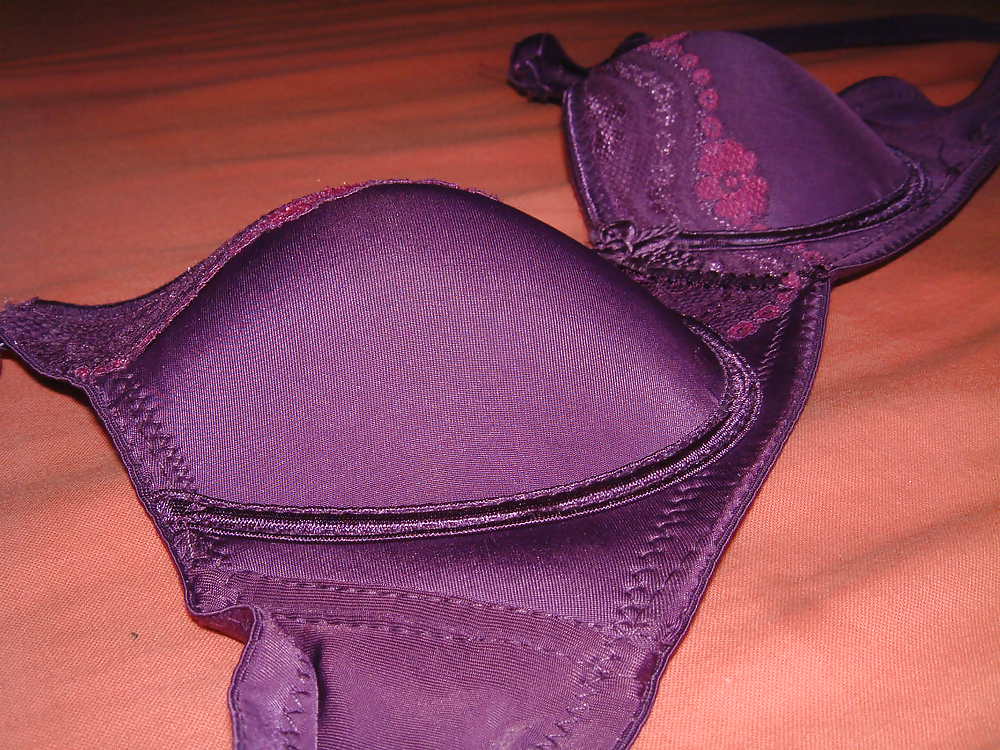 Purple Bra Cum  #21867138