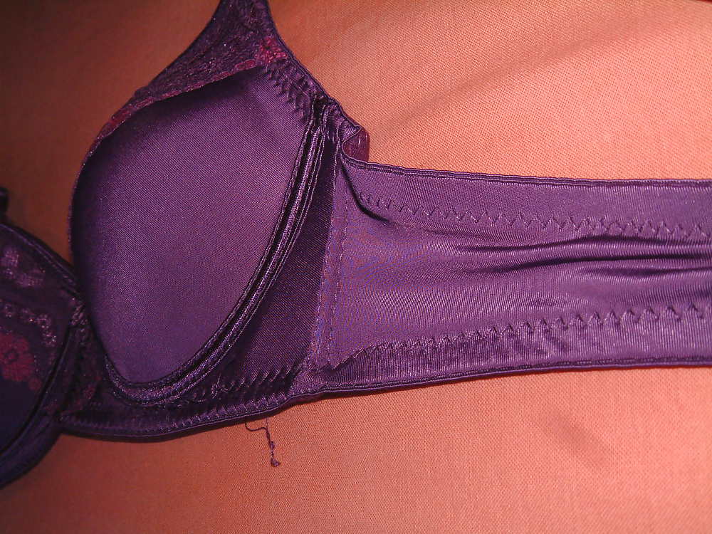 Purple Bra Cum  #21867148