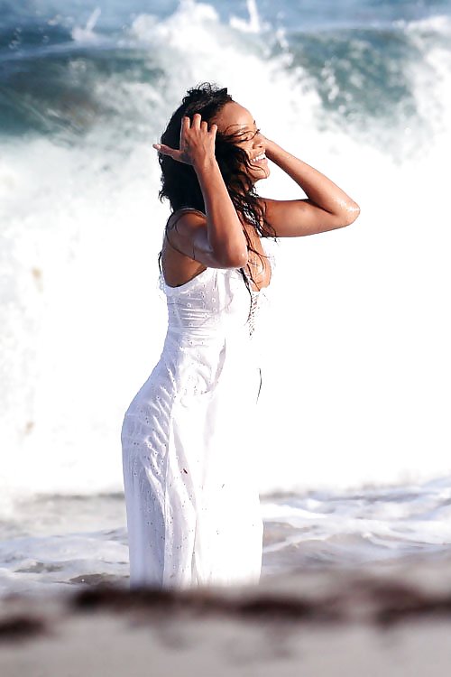 Rihanna filming in Barbados SEXY #9862920