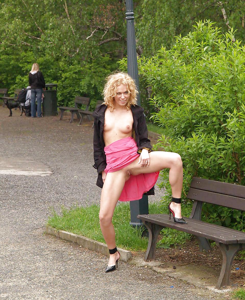 Sluts upskirt and nude on benches 6 #16116895