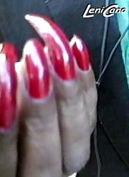 Black chicks with long nails and long toenails 2 #15002964
