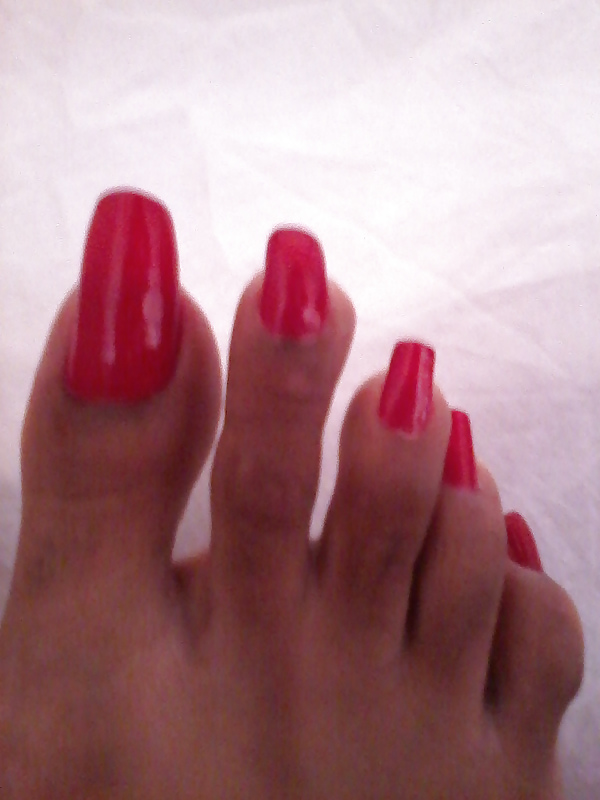 Chicas negras con uñas largas y uñas de los pies 2
 #15003257