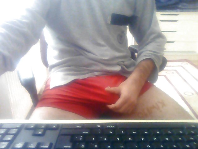 Red boxer show off xx #16959038