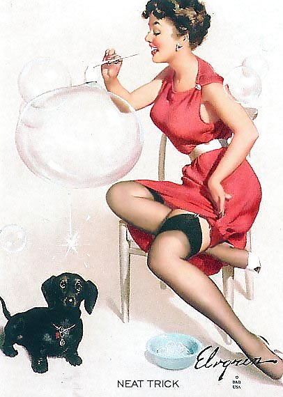 Vintage Pinups Gil Elvgren #1672204